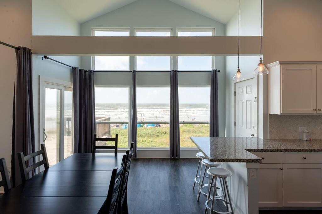 Beach Front On West Beach Galveston Exterior foto